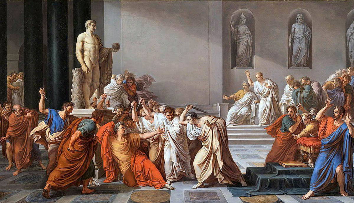 death of julius caesar vincenzo camuccini