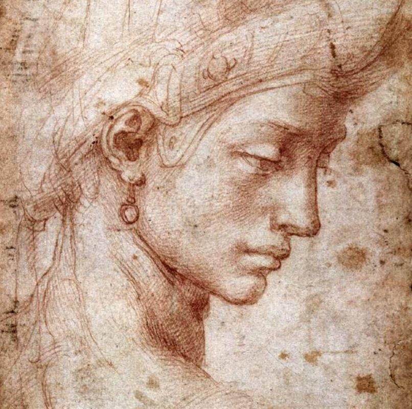 ideal face michelangelo