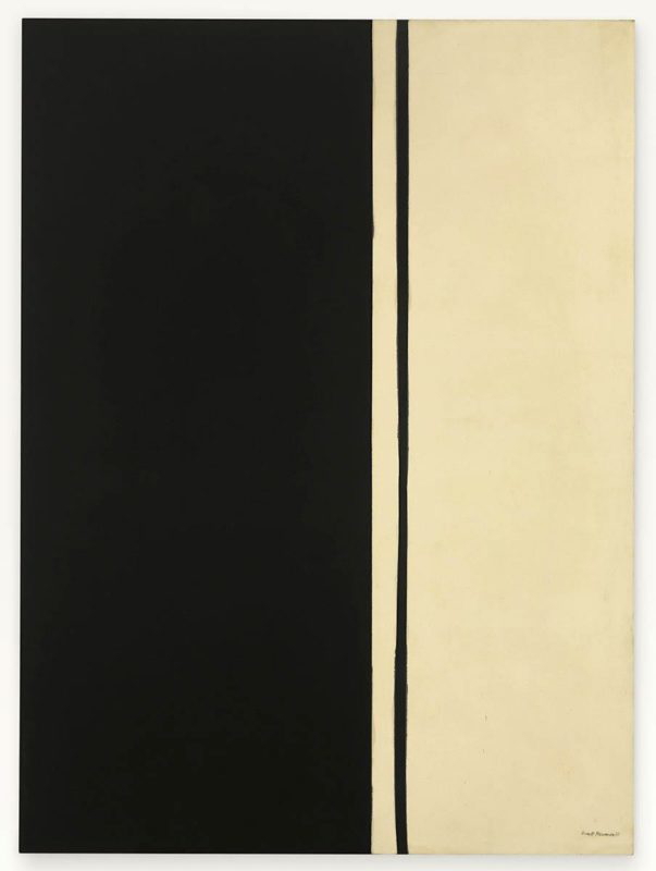 barnett newman black fire painting