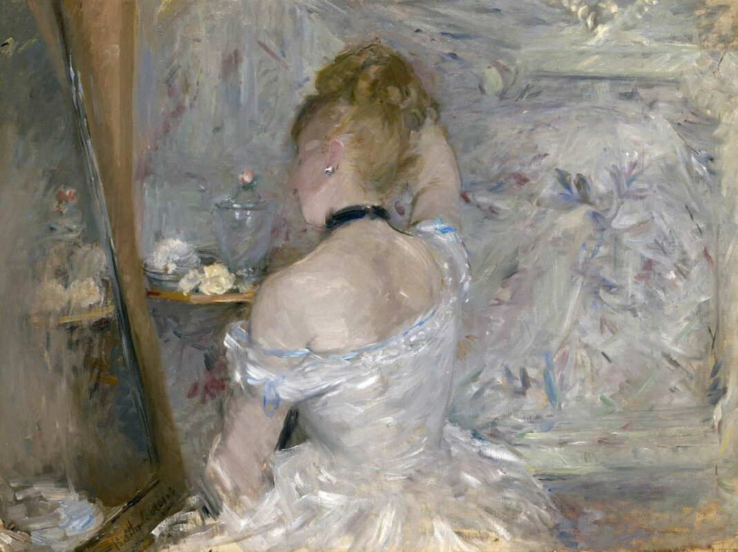 woman at her toilette berthe morisot