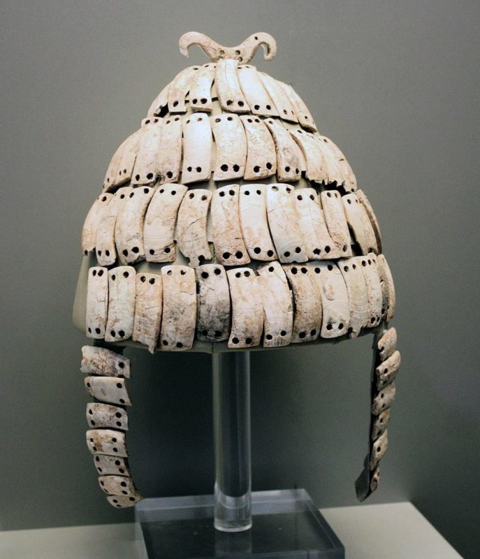 mycenaean boar tusk helmet
