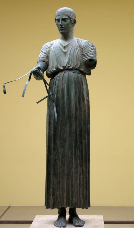bronze statue charioteer