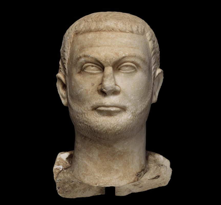 diocletian head marble s