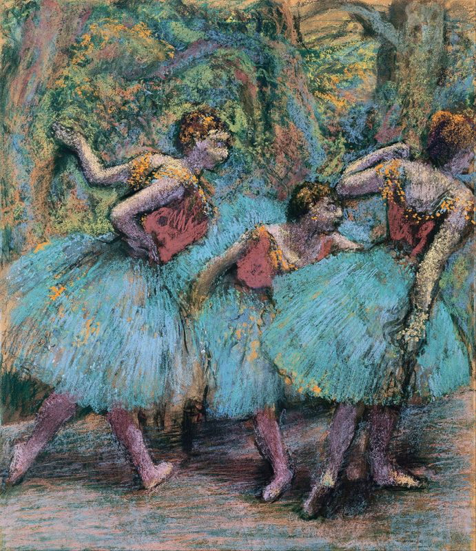 edgar degas trois danseuses