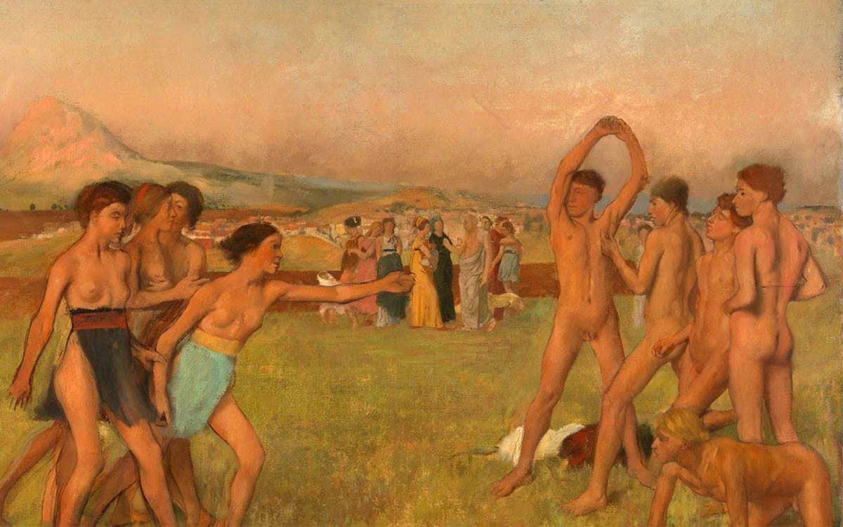 edgar degas young spartans