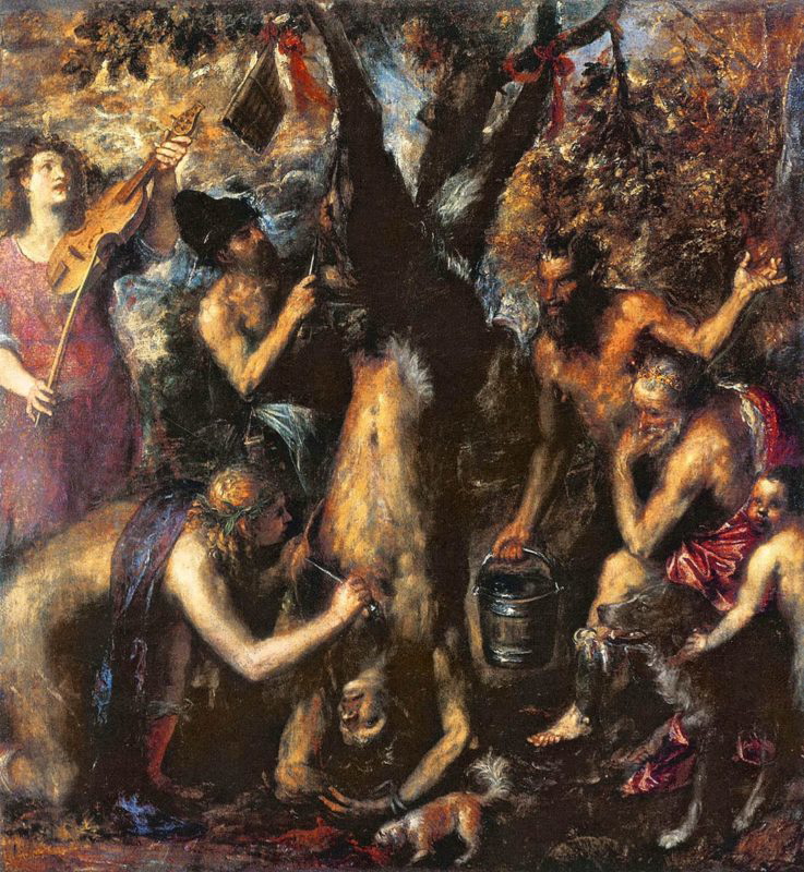 flaying marsyas titian