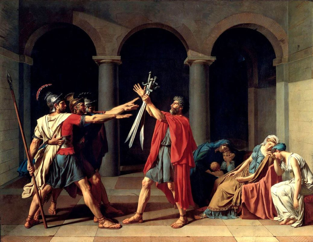 oath of horatii jacques louis david