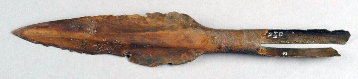 mycenaean spearhead ialysus