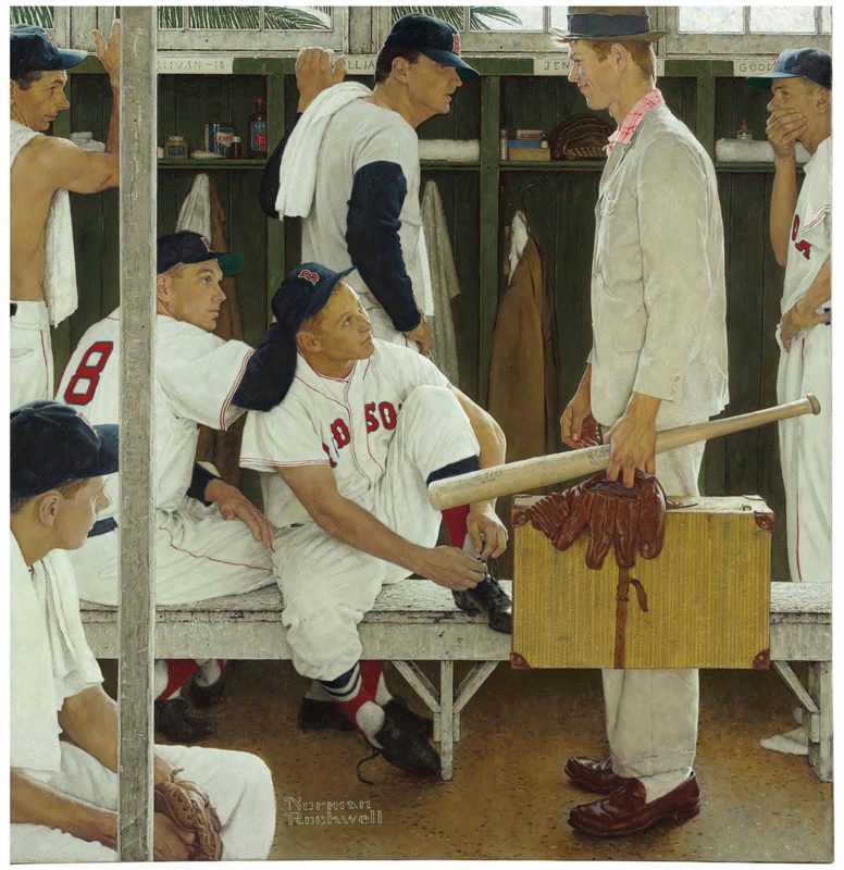 norman rockwell the rookie