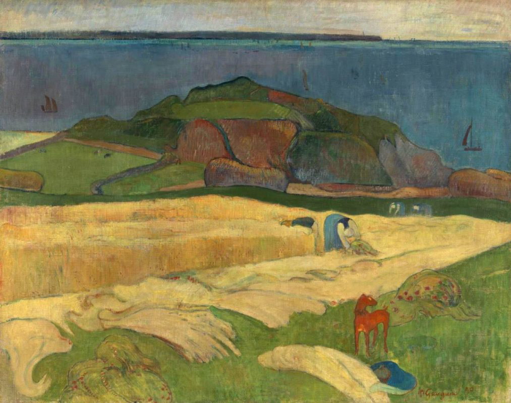 harvest le pouldu paul gauguin