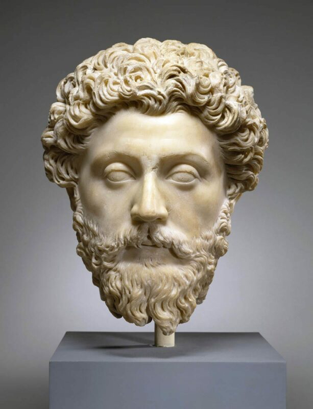 portrait bust marcus aurelius