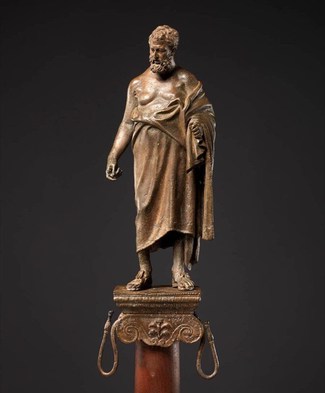 roman statue philosopher