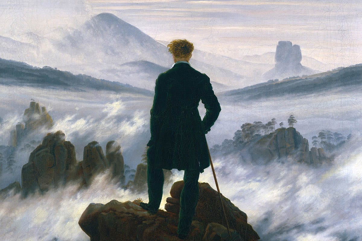 friedrich caspar sea fog painting