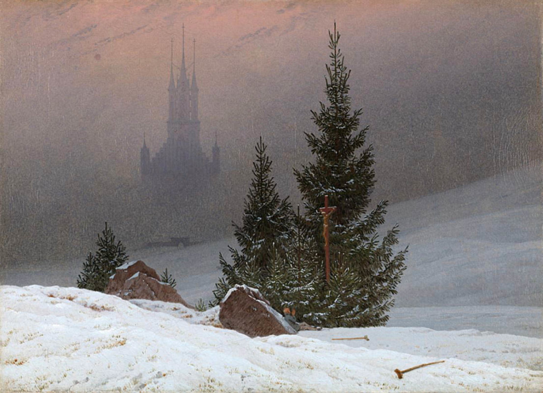 winter landscape caspar friedrich