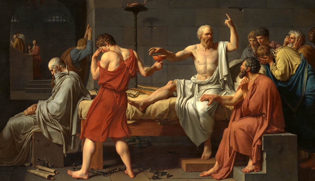 death of socrates plato
