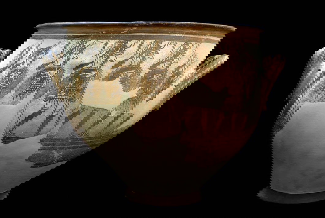 spearmen mycenaean warrior vase
