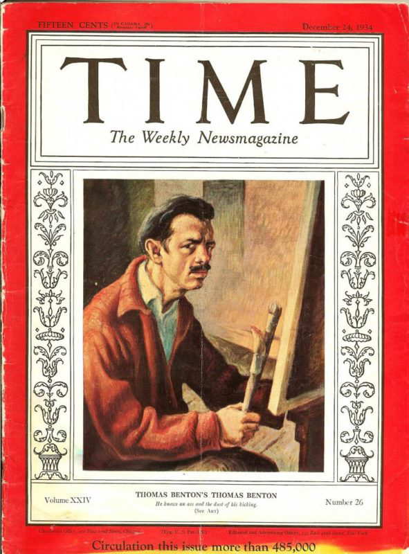 time magazine thomas hart benton