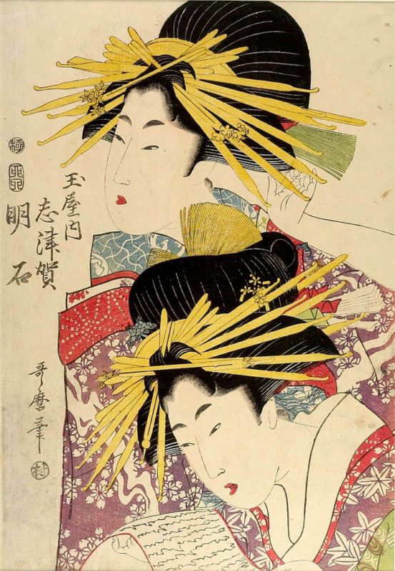 two women kitagawa utamaro