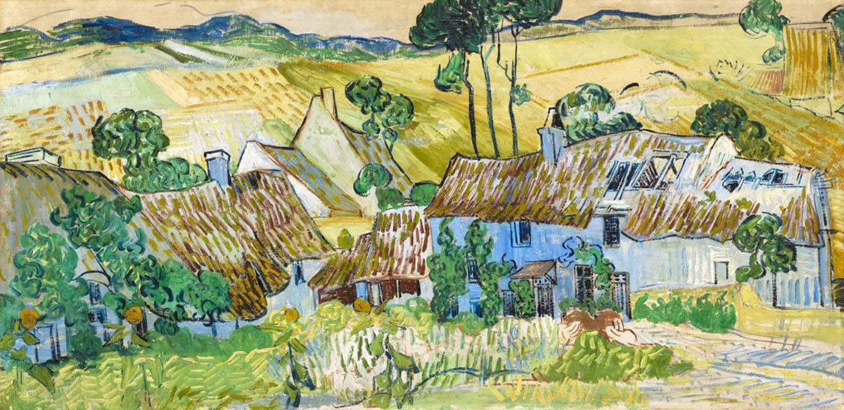 farms near auvers vincent van gogh