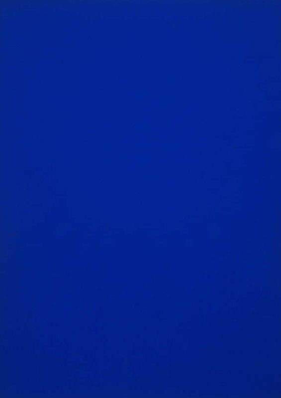 yves klein blue monochrome
