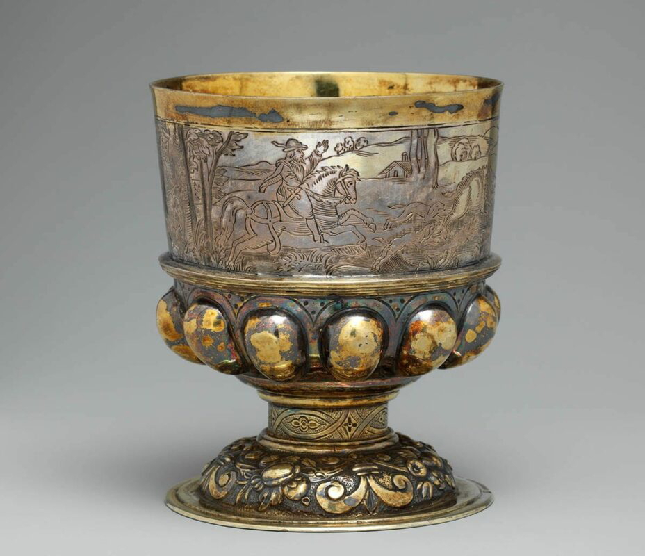 16th Century Silver Cup, met museum