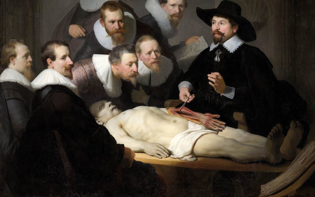 anatomy lesson rembrandt van rijn