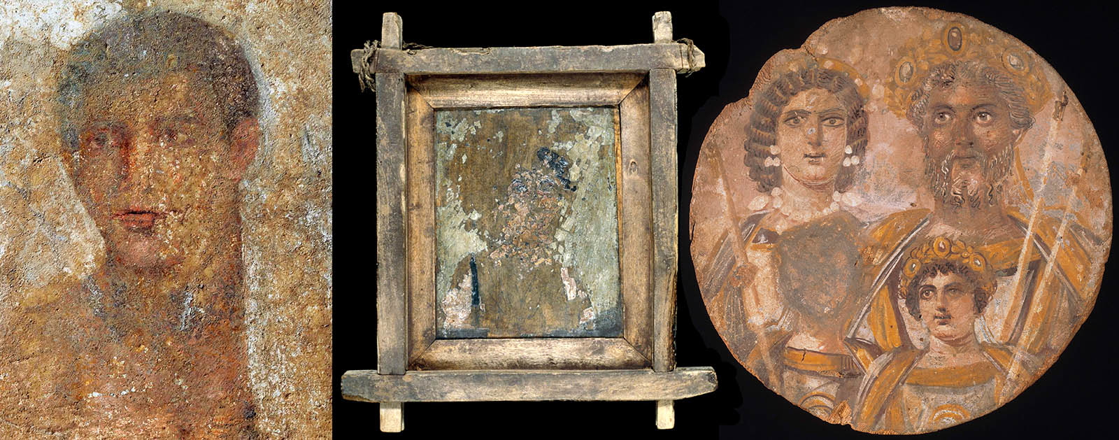 Greek-Egyptian ancient panel painting