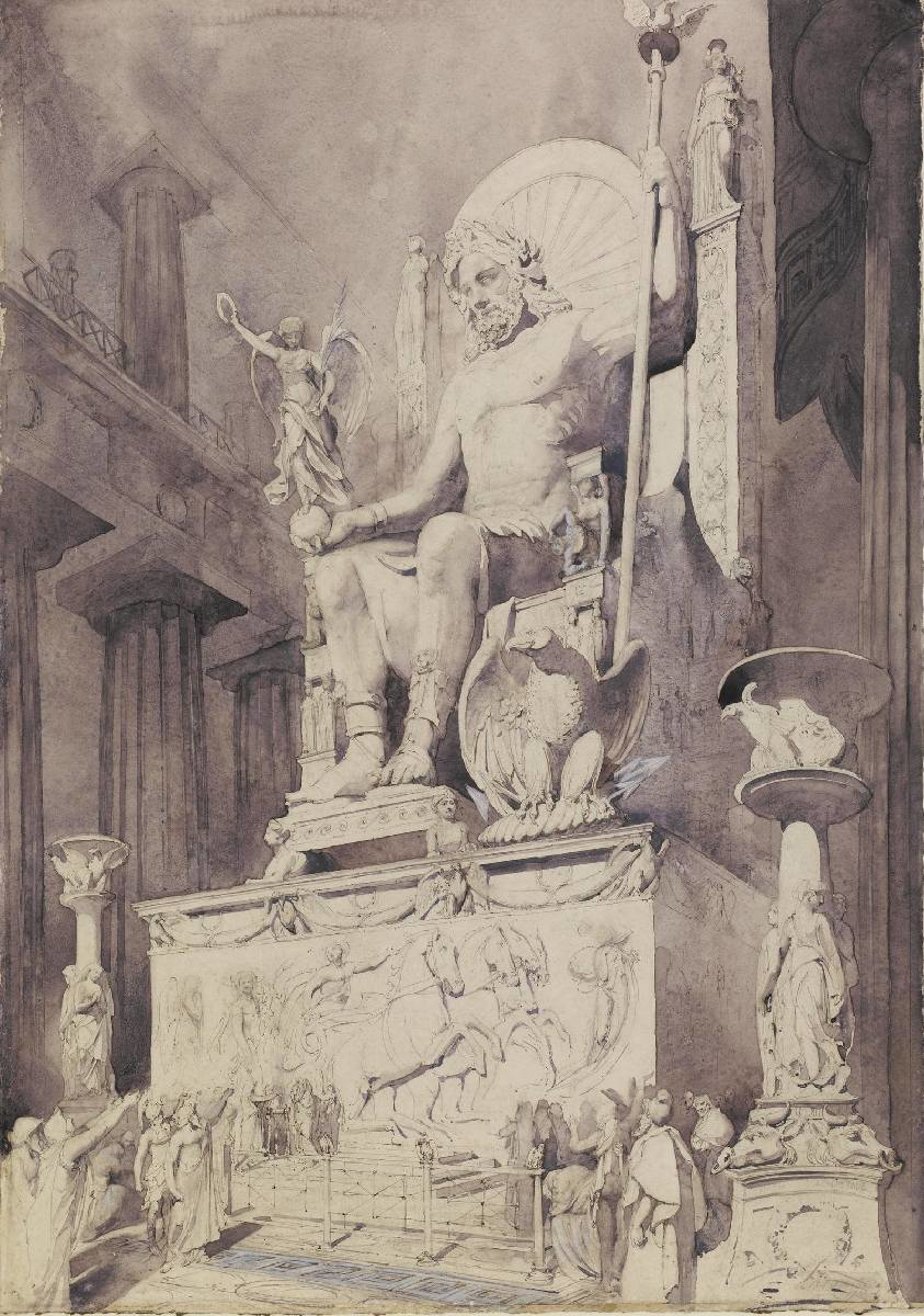 conrade-statue-zeus-olympia-seven-wonders-ancient-world