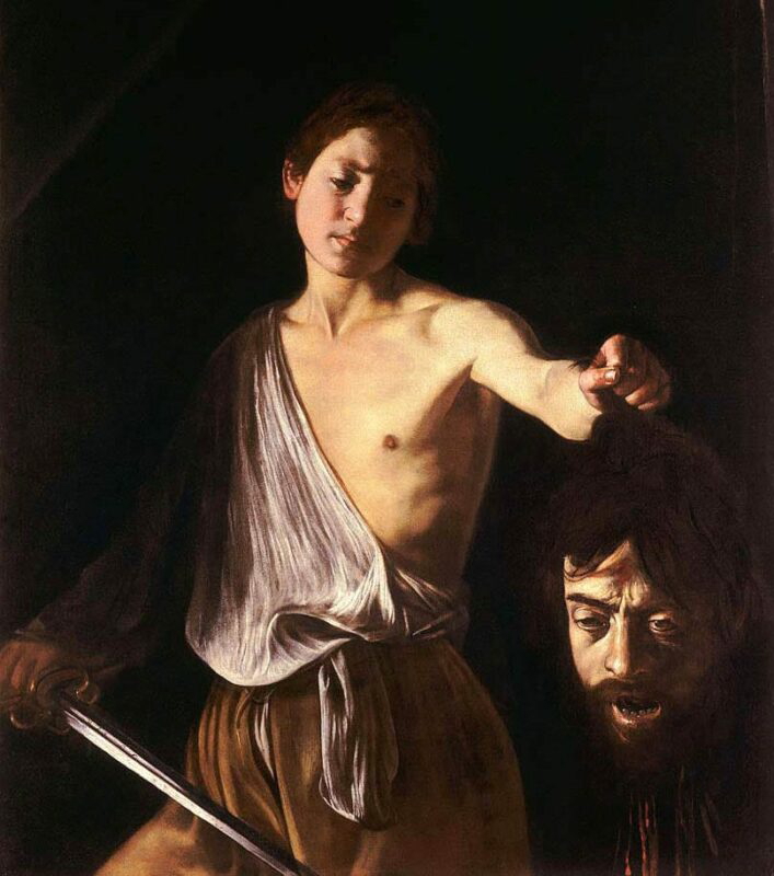 david with the head of goliath caravaggio