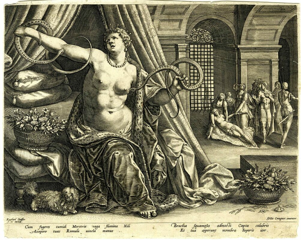 death of cleopatra raphael sadeler gillis coignet