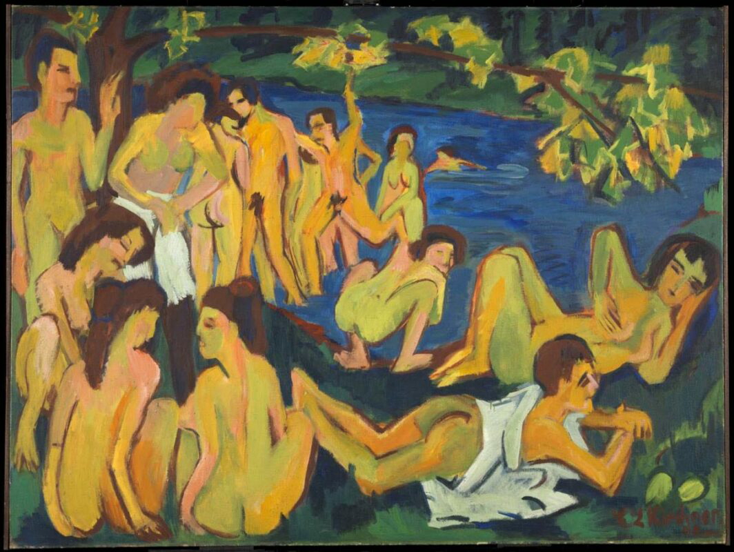 bathers at moritzburg ernst ludwig kirchner
