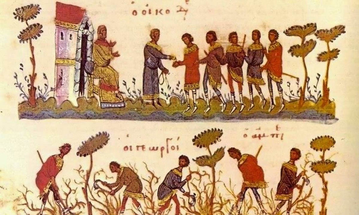 parable of workers vineyard byzantine gospel