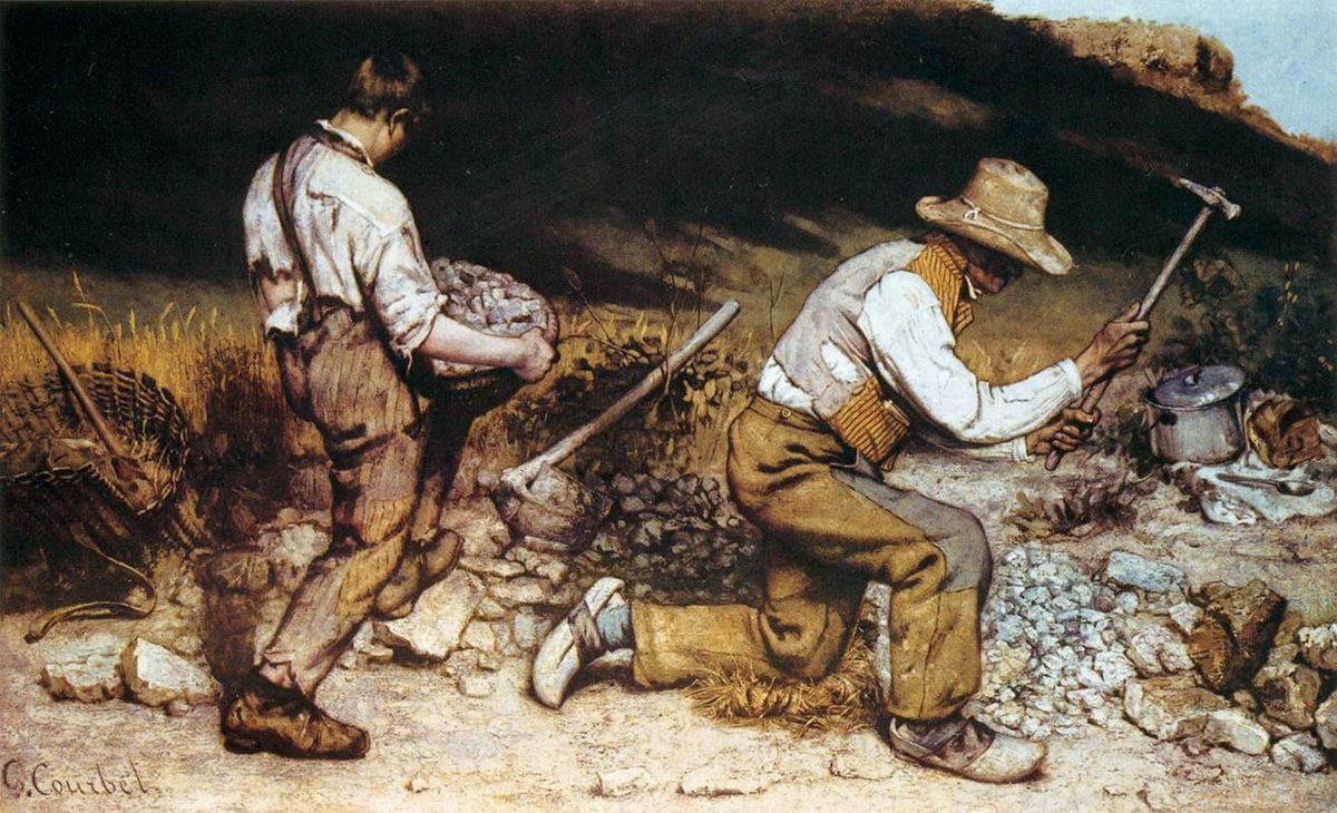 the stonebreakers gustave courbet