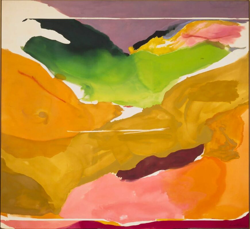 helen frankenthaler nature abhors vacuum
