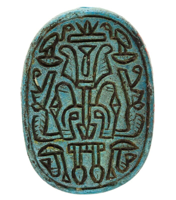 scarab inscription hieroglyphics