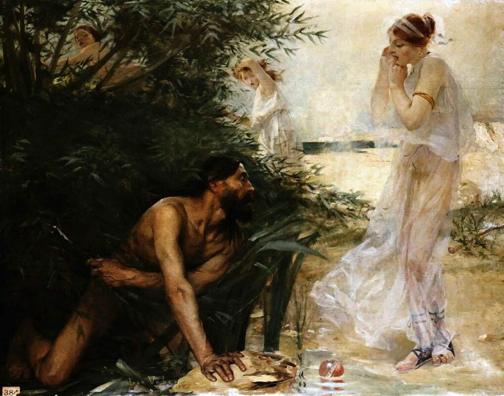 jean veber ulysses and nausicaa