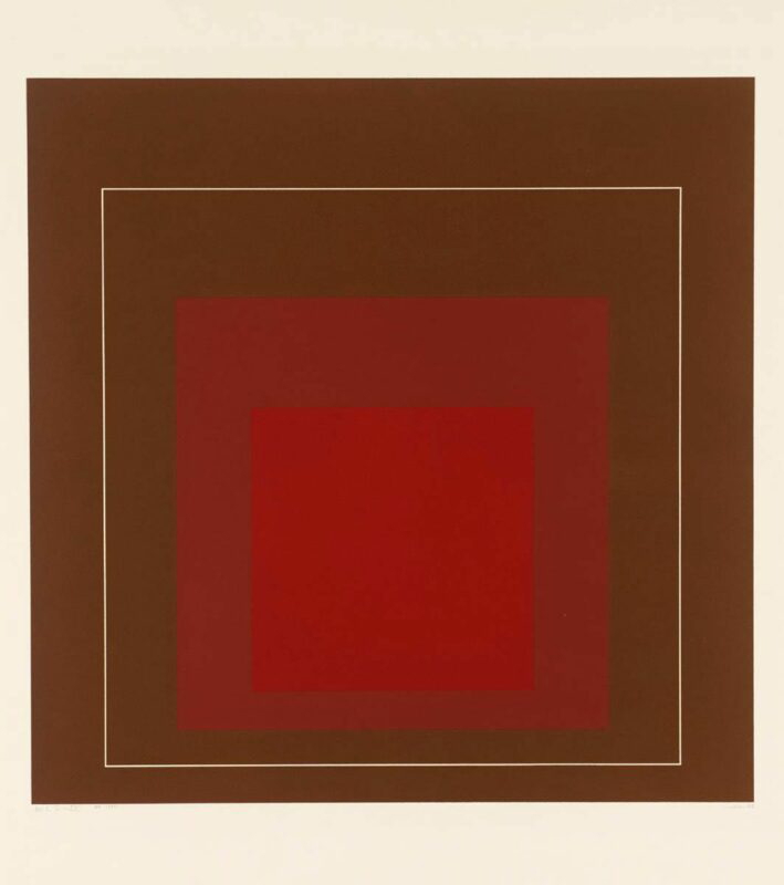 white line square iv albers