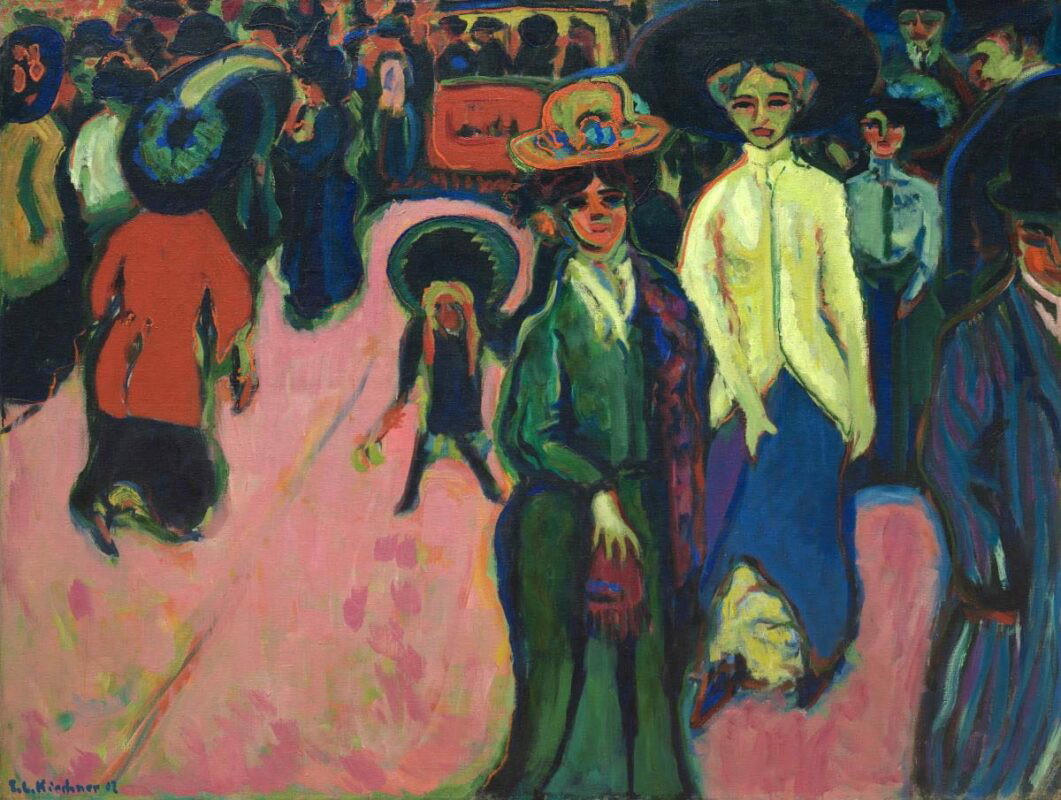 street scene dresden ernst ludwig kirchner