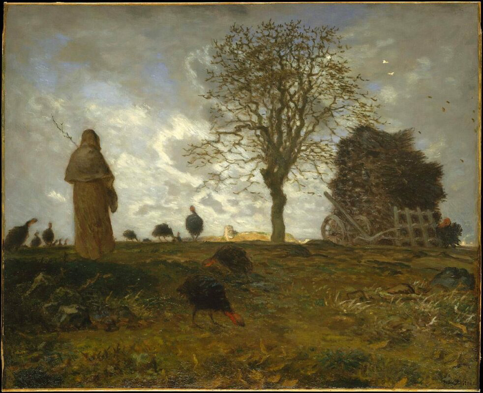 autumn landscape jean francois millet