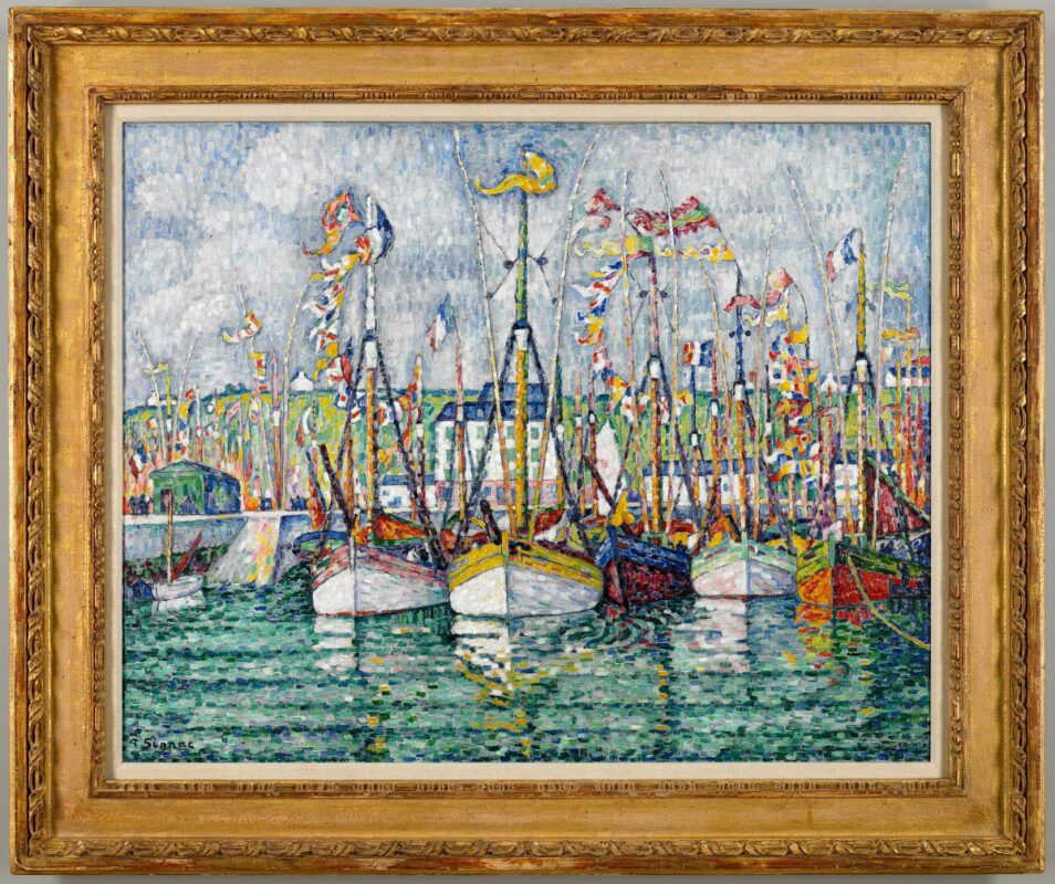 blessing tuna fleet groix paul signac