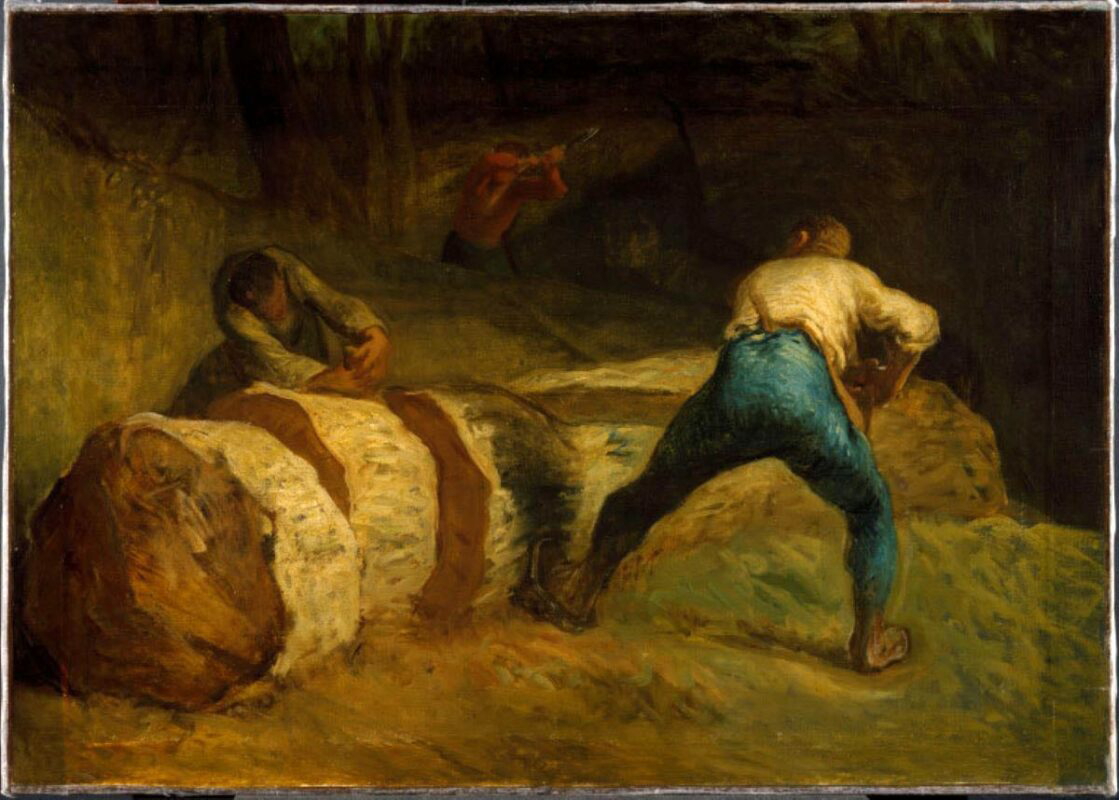 wood sawyers jean francois millet