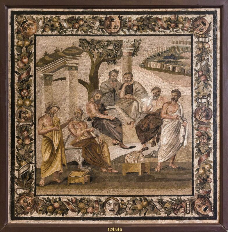 plato academy mosaic