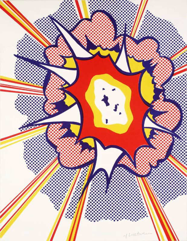 explosion roy lichtenstein