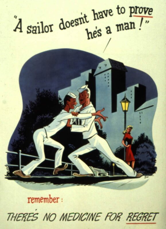 sailor poster world war 2 disease