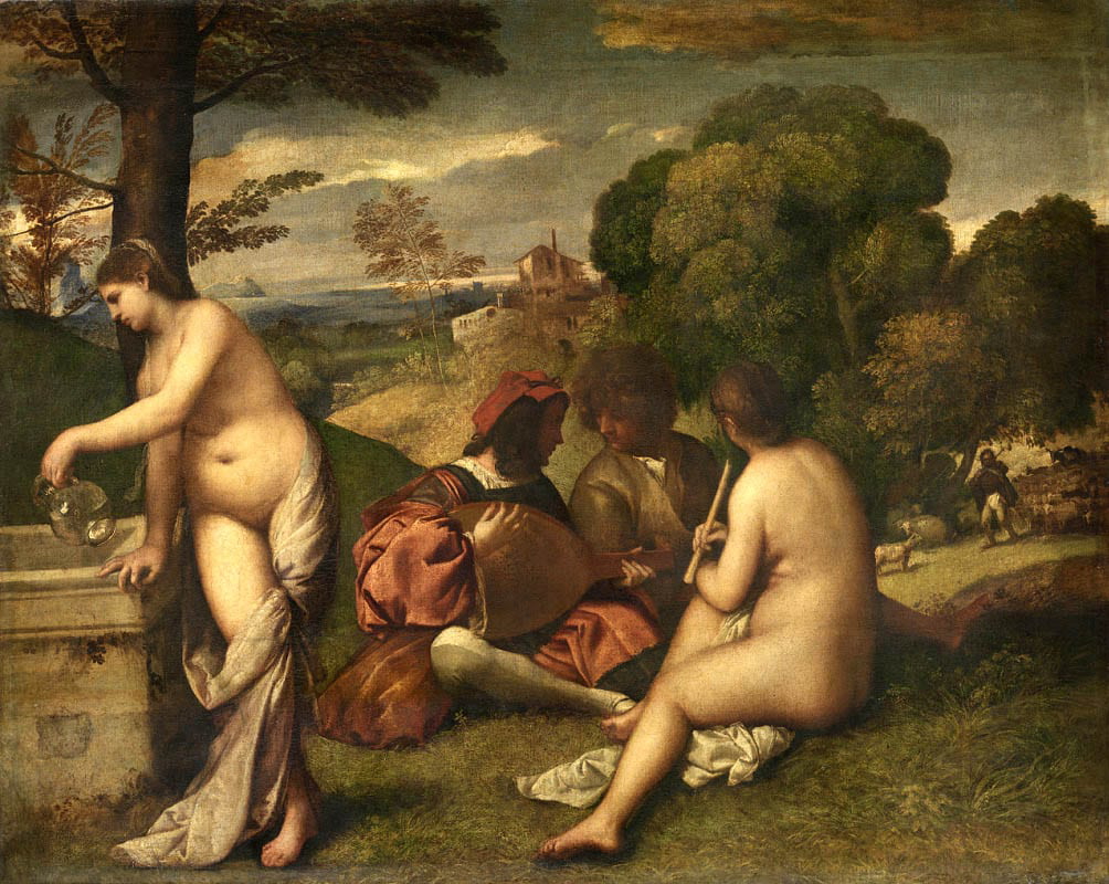 the pastoral concert titian