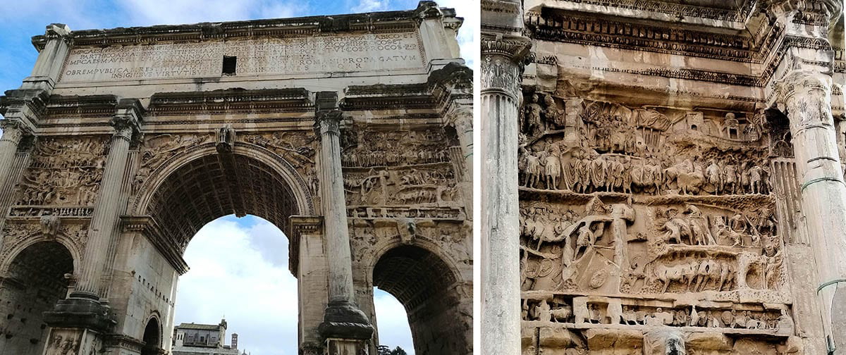 view arch septimius severus