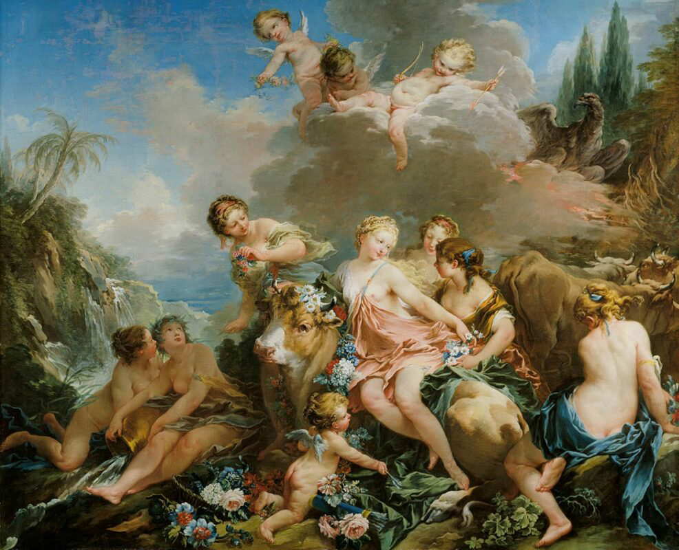 abduction rape of europa francois boucher