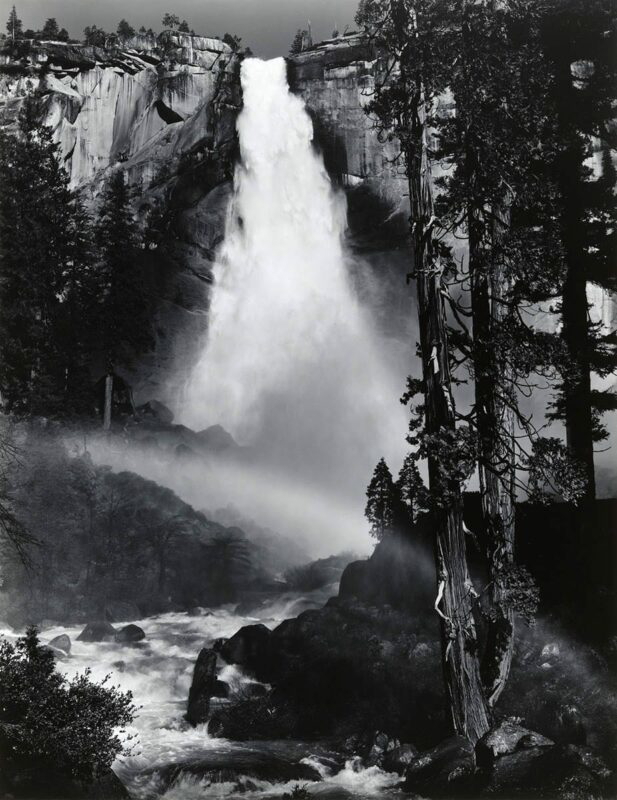 nevada fall rainbow ansel adams