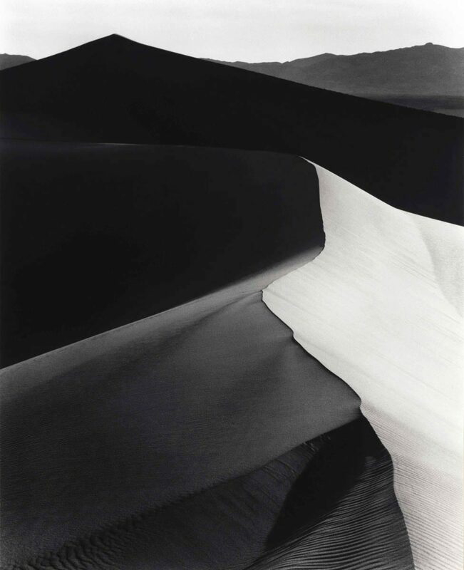 sand dunes death valley california ansel adams