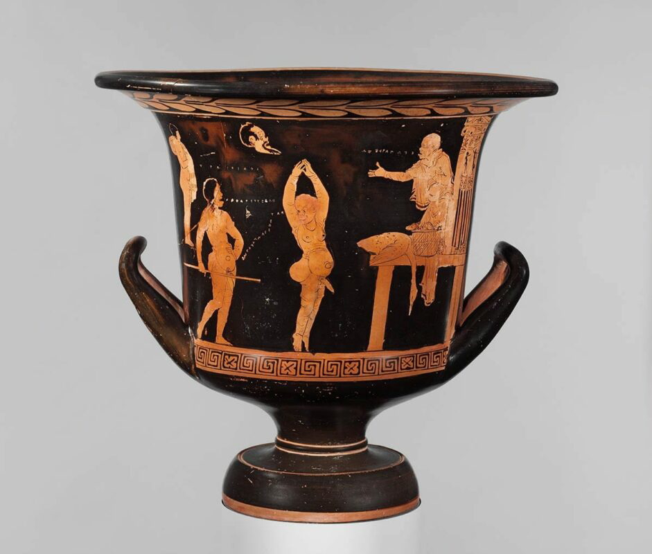 terracotta calyx krater